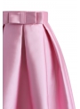 MAXI ružová sladká sukňa s mašľou