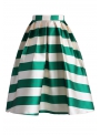 Midi skirt " Pastel skirt with stripes"