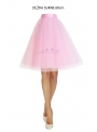 Lunicite RUŽOVÝ TULIPÁN – exkluzívna tylová sukňa bledo ružová, 60cm