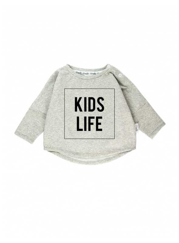 KIDS LIFE - children's sweatshirt, gray