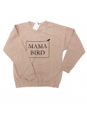 Pink women's sweatshirt "Mama Bird"