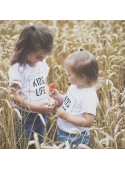 KIDS LIFE – detské tričko, biele
