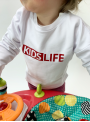 KIDS LIFE – detská mikina, biela - 0-3 mes