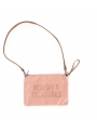Mini taška s putkom a remienkom MOMMY´S TREASURES, ružová