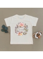 Live wild - detské tričko s ružičkami, matching rodinné