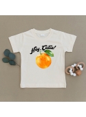 Hey cutie -detské tričko s pomarančom, matching rodinné