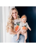 Hey cutie - dámske tričko s pomarančom, matching rodinné