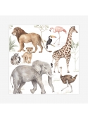 Savanna animals - wall stickers