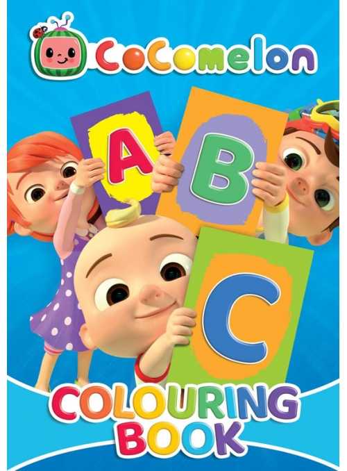 Cocomelon - ABC - veľká kniha omaľovánok