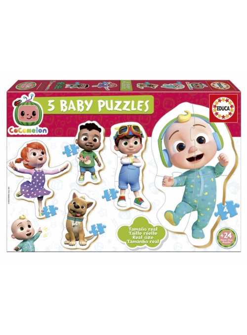 Cocomelon - 5 baby puzzles, dětské puzzle