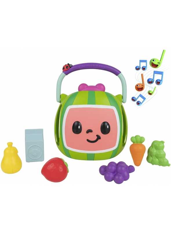 *PREDOBJEDNÁVKA - CoComelon košík s ovocím a zeleninou - hudobná hračka
