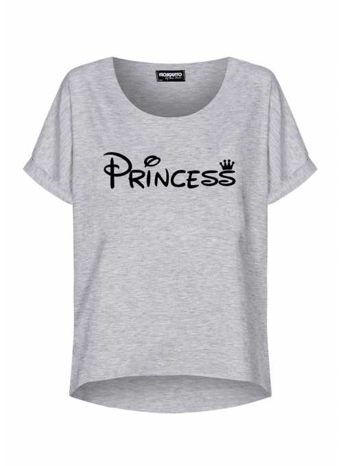 Dámske tričko „PRINCESS“ šedé