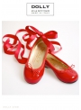 DOLLY by Le Petit Tom ® CLASSIC BALLERINA'S ' Red Apple' 27GB RED PATENT