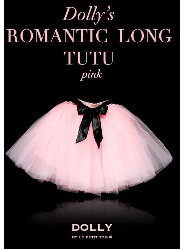 ROMANTIC LONG TUTU pink + black