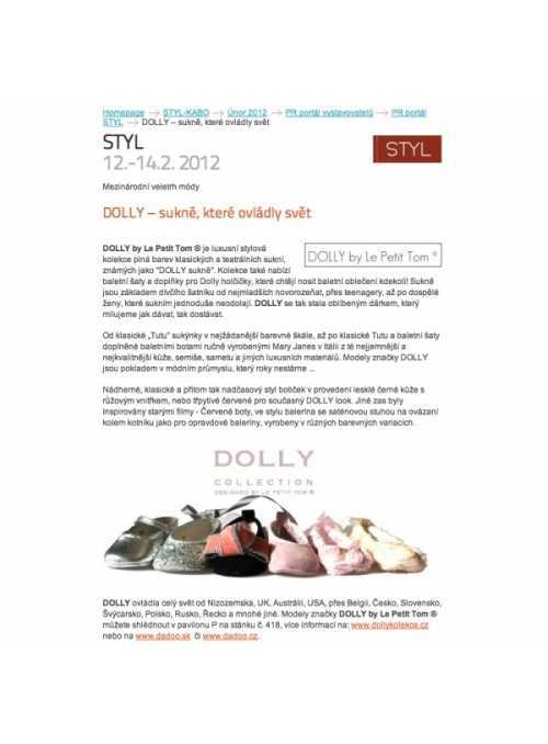 DOLLY – article about the czech fair