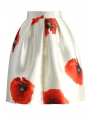 Balloon skirt with poppy flowers